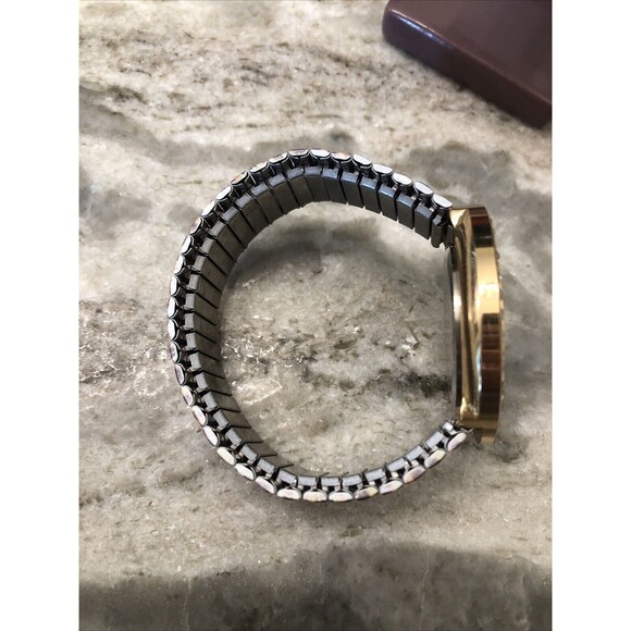 Silver Tone Multicolored Tiger Face with Rhinestones Bezels Watch New Battery